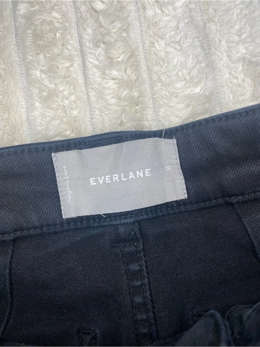 Everlane Black Cropped Straight Cut Jeans Size 00